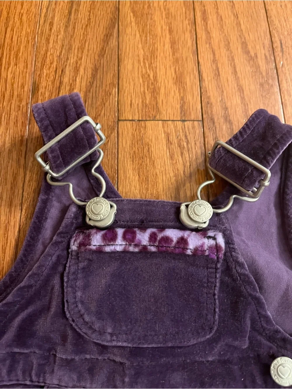 Vintage My Twinn Doll Plum Corduroy Overalls & Shirt Set (Fits 23